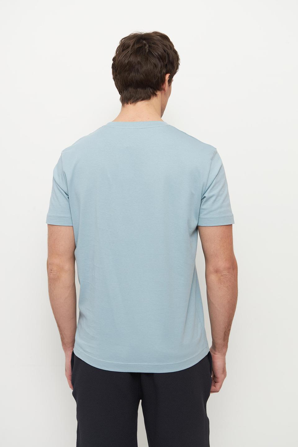 Футболка Tom Tailor с принтом голубой
