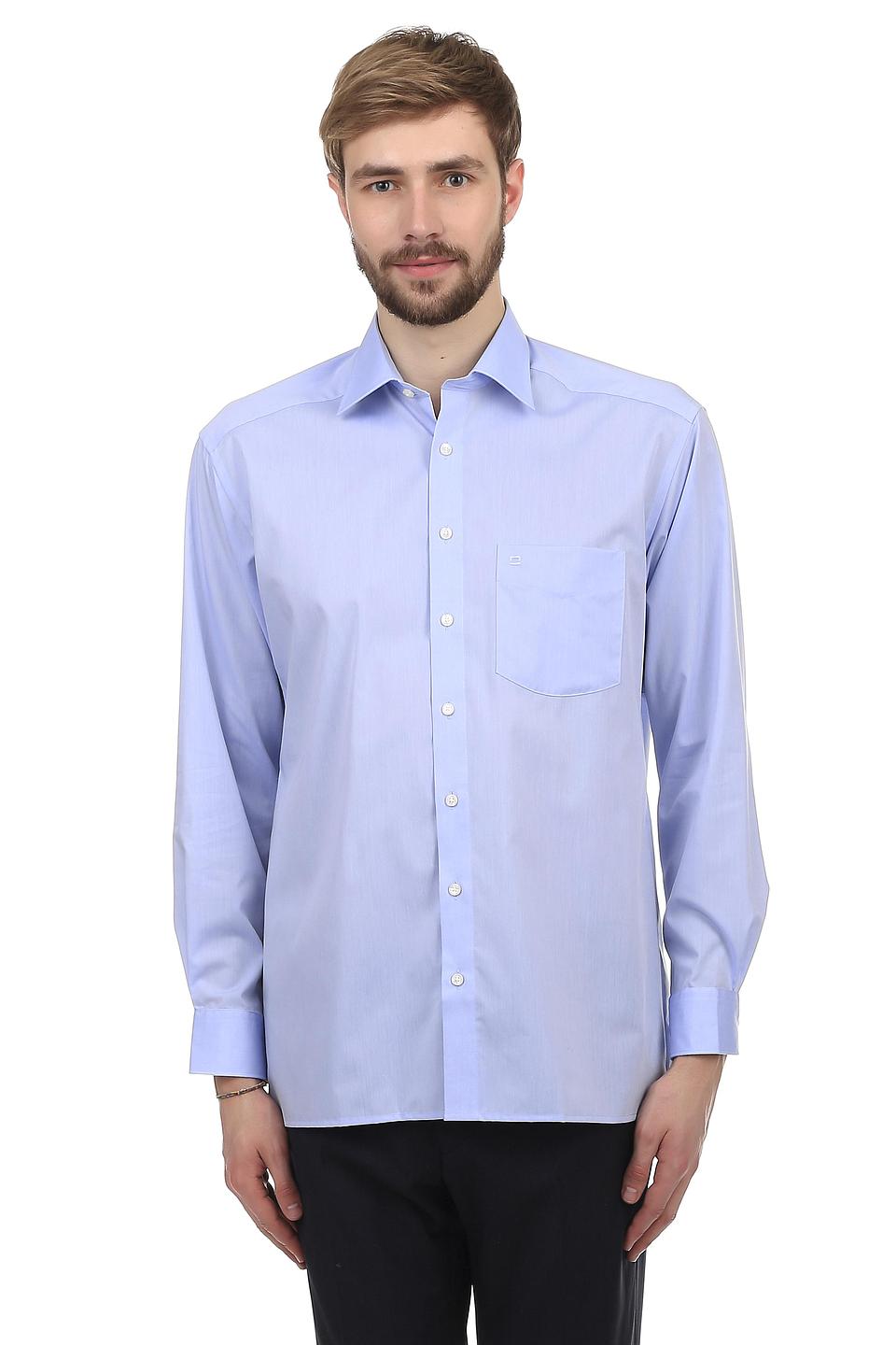 Рубашка Olymp голубая приталенная