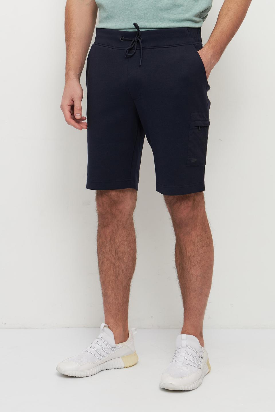 Шорты Bugatti темно-синие с карманами