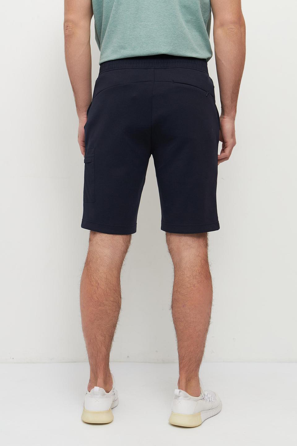 Шорты Bugatti темно-синие с карманами