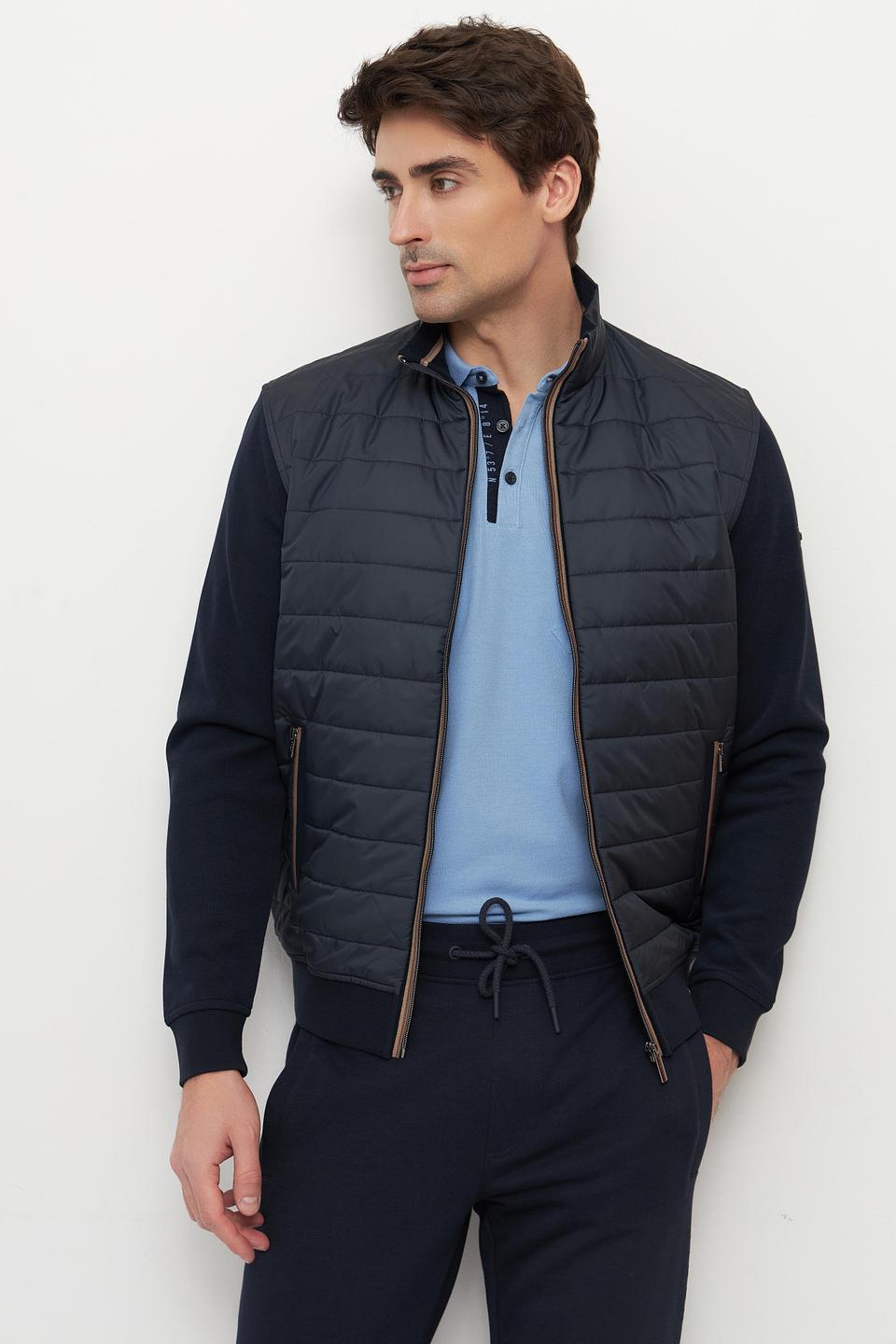 Кардиган Bugatti стеганый темно-синий