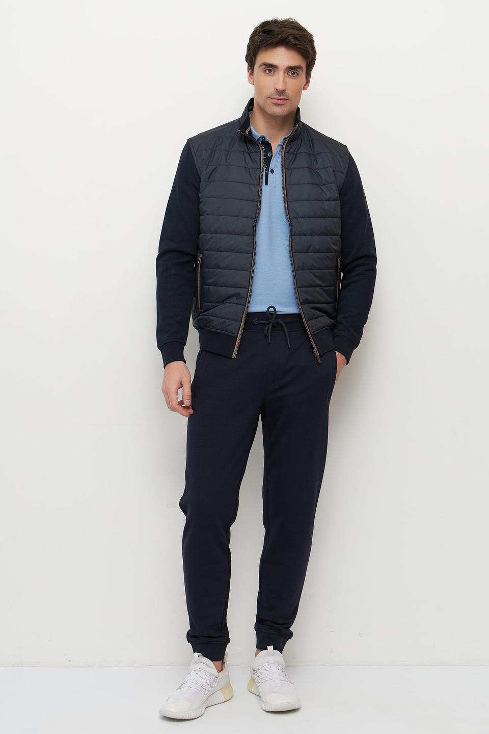 Кардиган Bugatti стеганый темно-синий