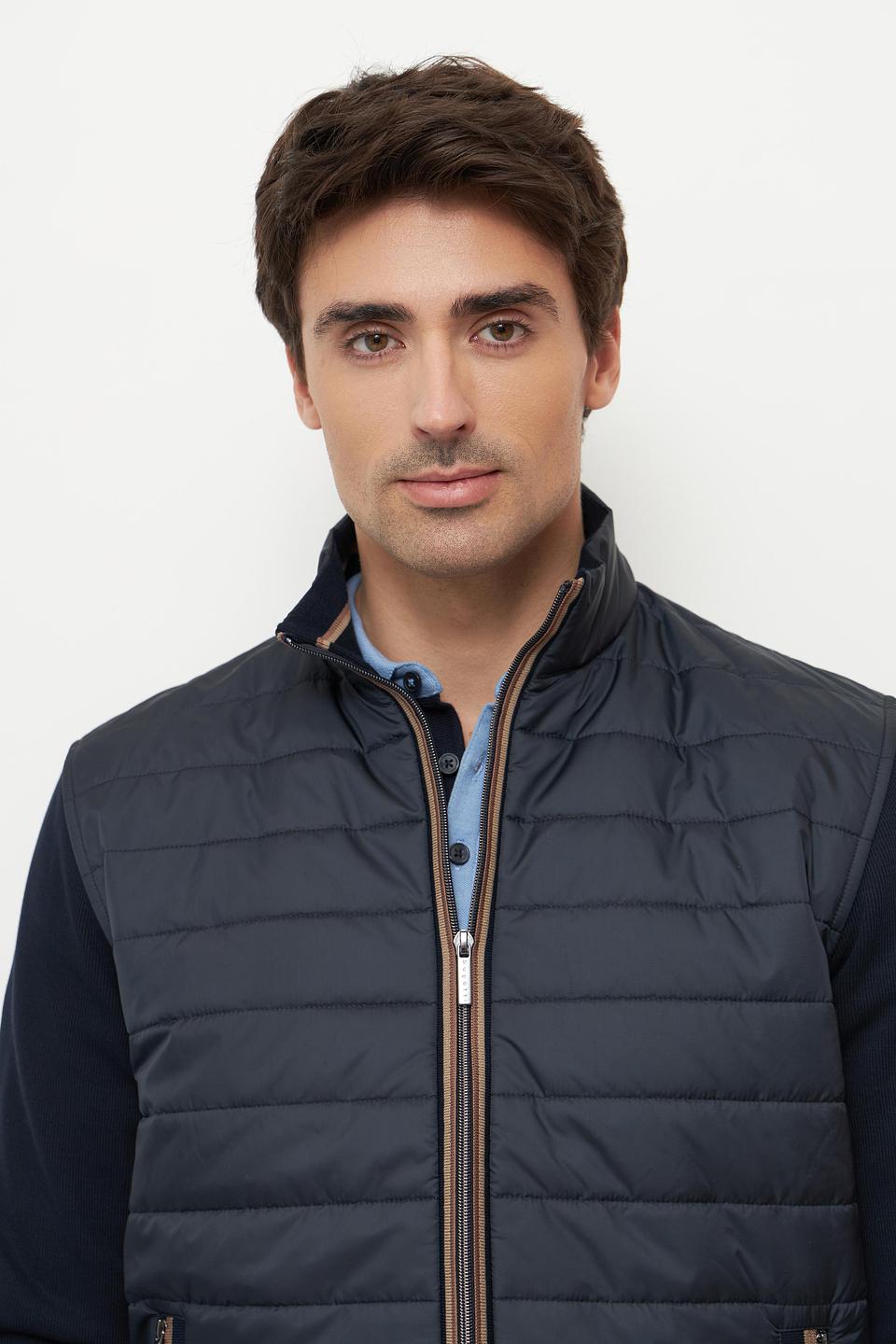 Кардиган Bugatti стеганый темно-синий