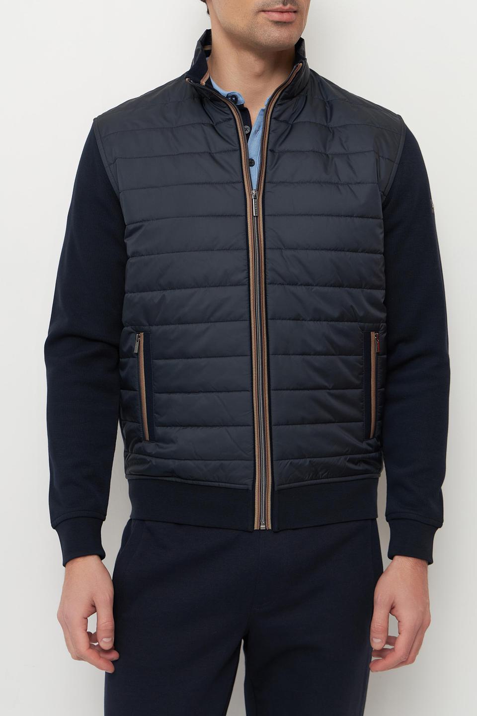 Кардиган Bugatti стеганый темно-синий