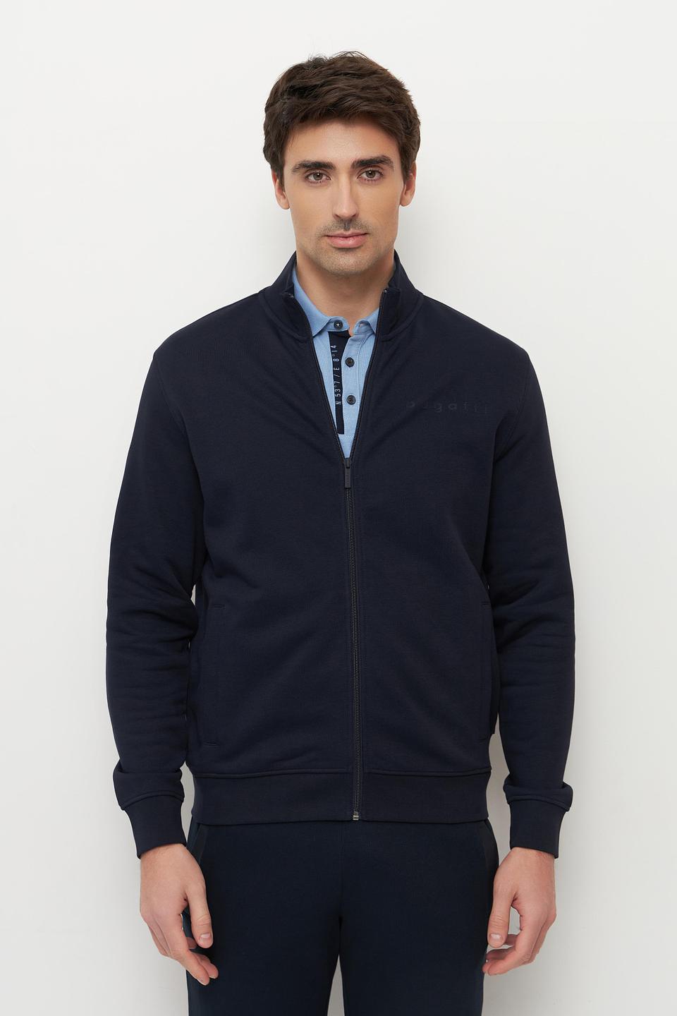 Кардиган Bugatti темно-синий с цветной отделкой