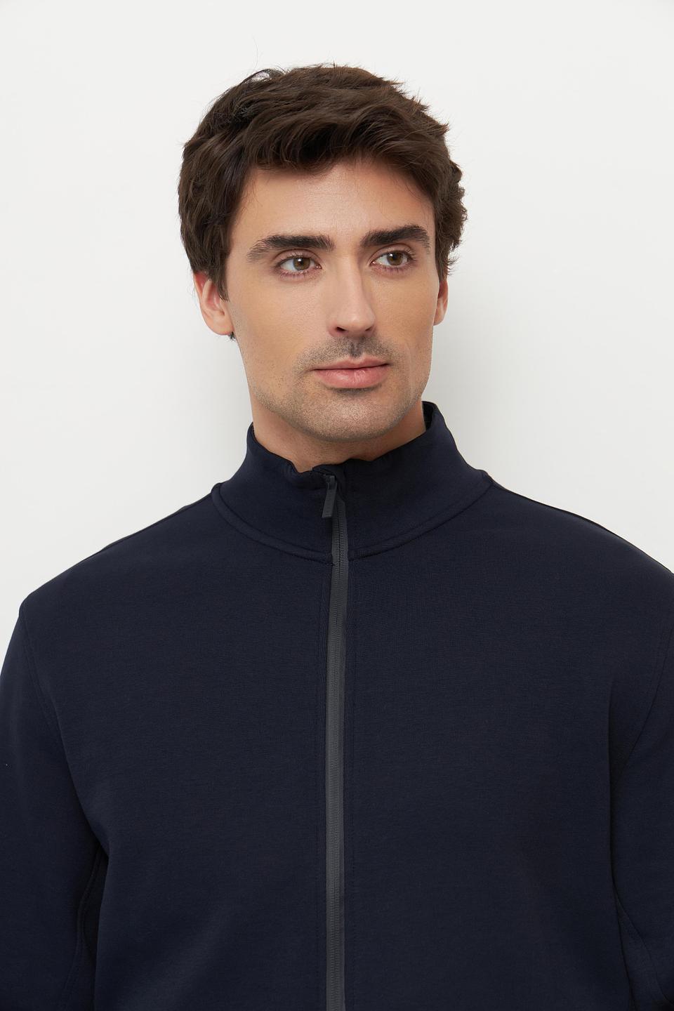 Кардиган Bugatti темно-синий с отделкой