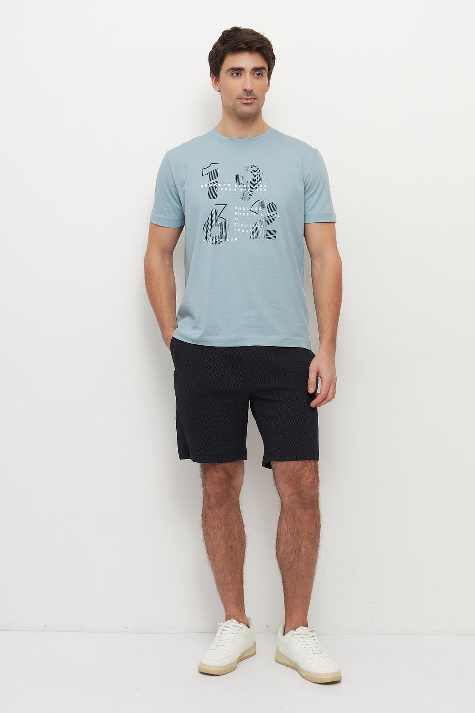 Шорты Ragman с принтом чёрные