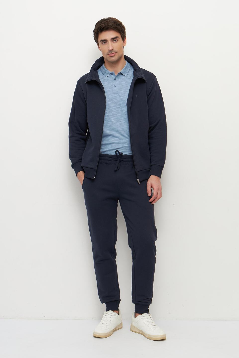 Кардиган Ragman на молнии тёмно-синий