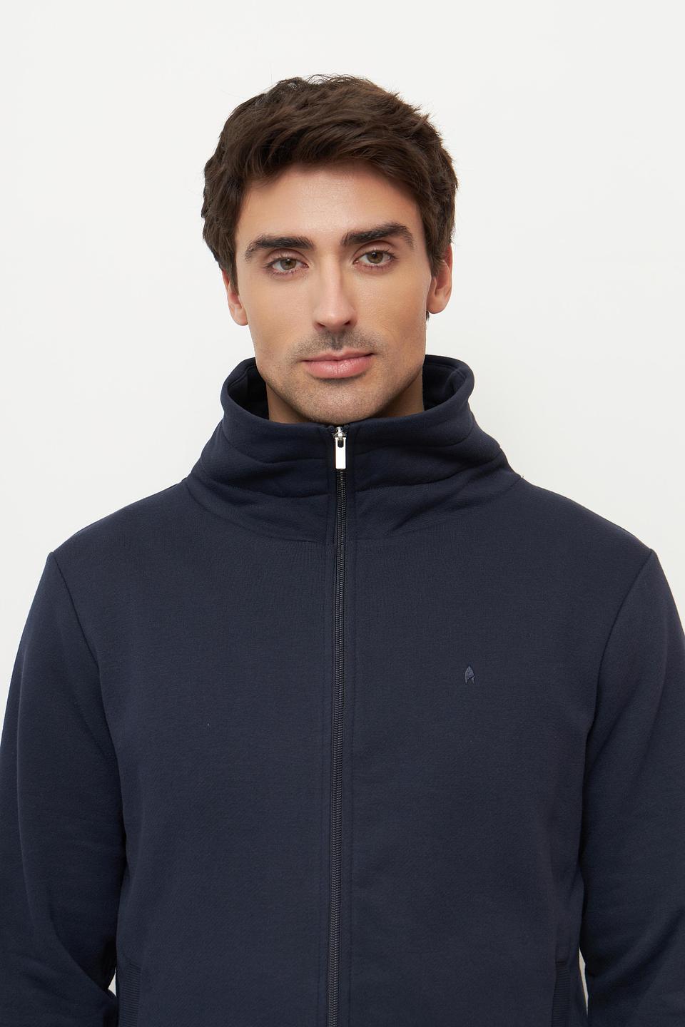 Кардиган Ragman на молнии тёмно-синий