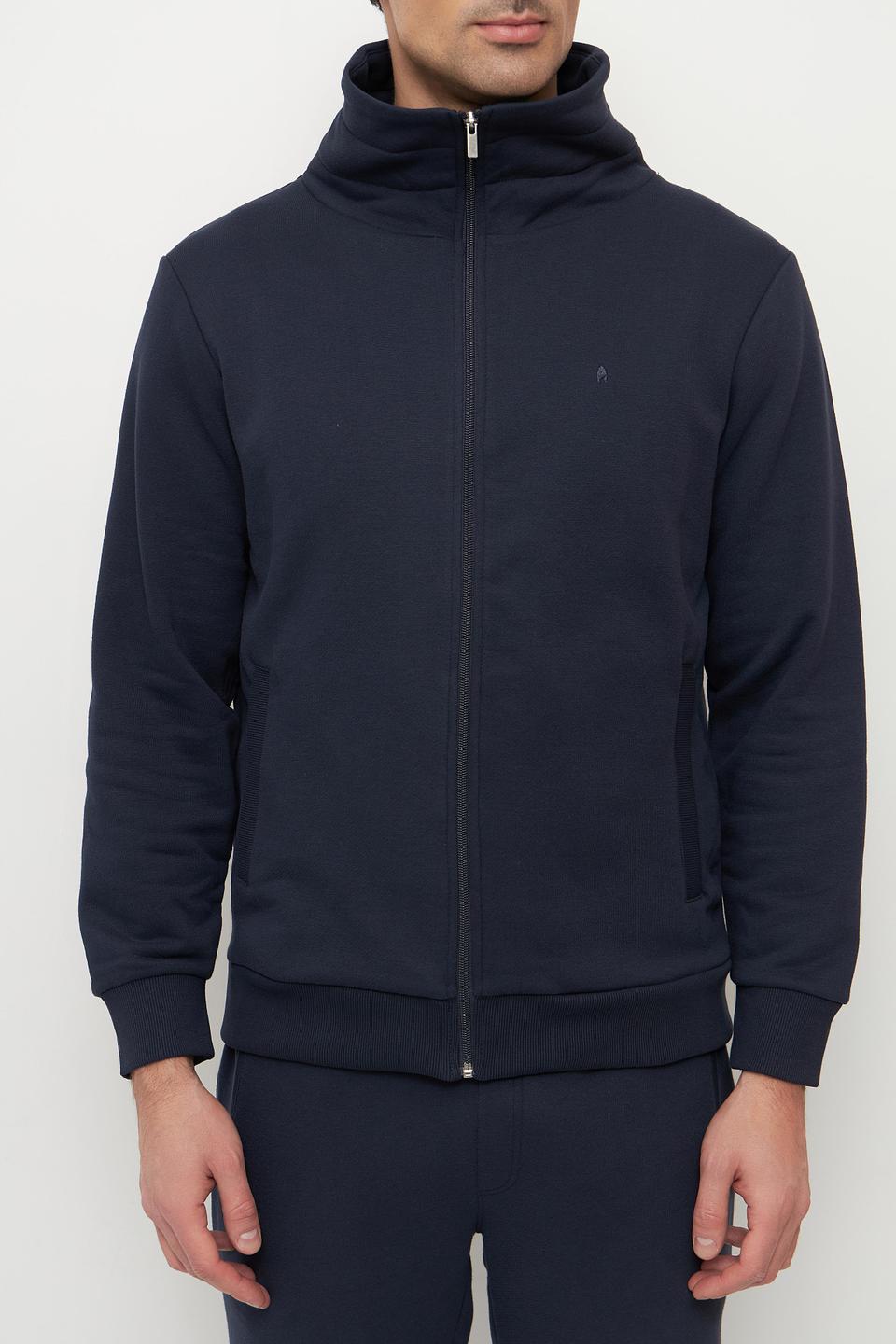 Кардиган Ragman на молнии тёмно-синий