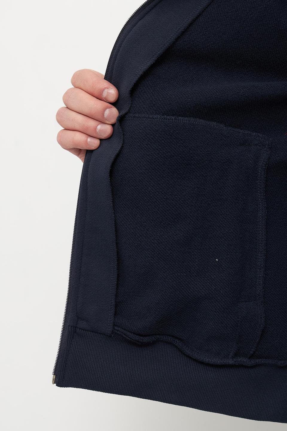 Кардиган Ragman на молнии тёмно-синий