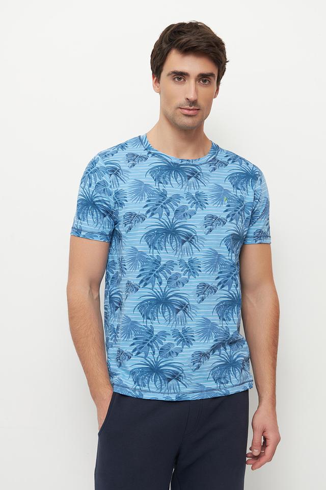 Футболка Ragman с тропическим принтом