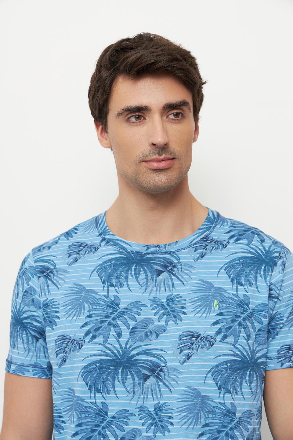 Футболка Ragman с тропическим принтом