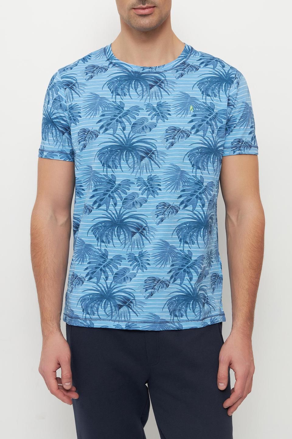Футболка Ragman с тропическим принтом