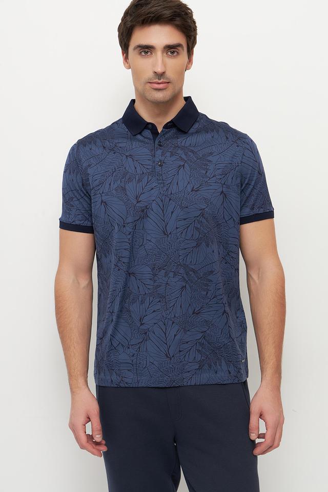 Поло Ragman с тропическим принтом