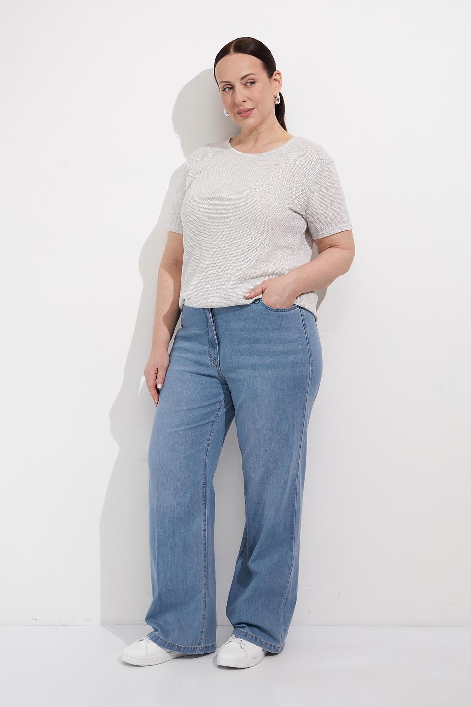 Джинсы Olsen широкие голубые