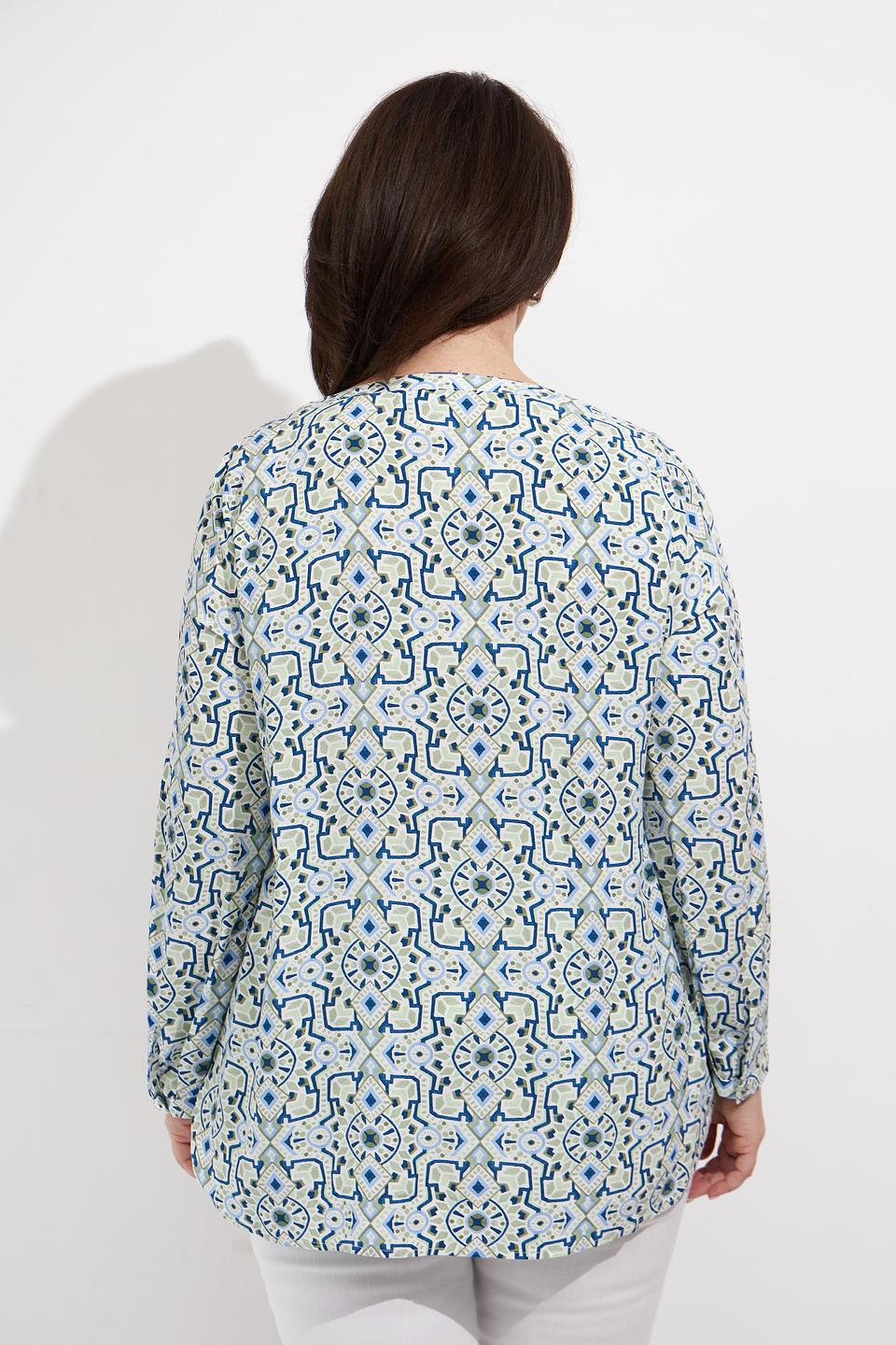 Блуза Via Appia с геометрическим принтом