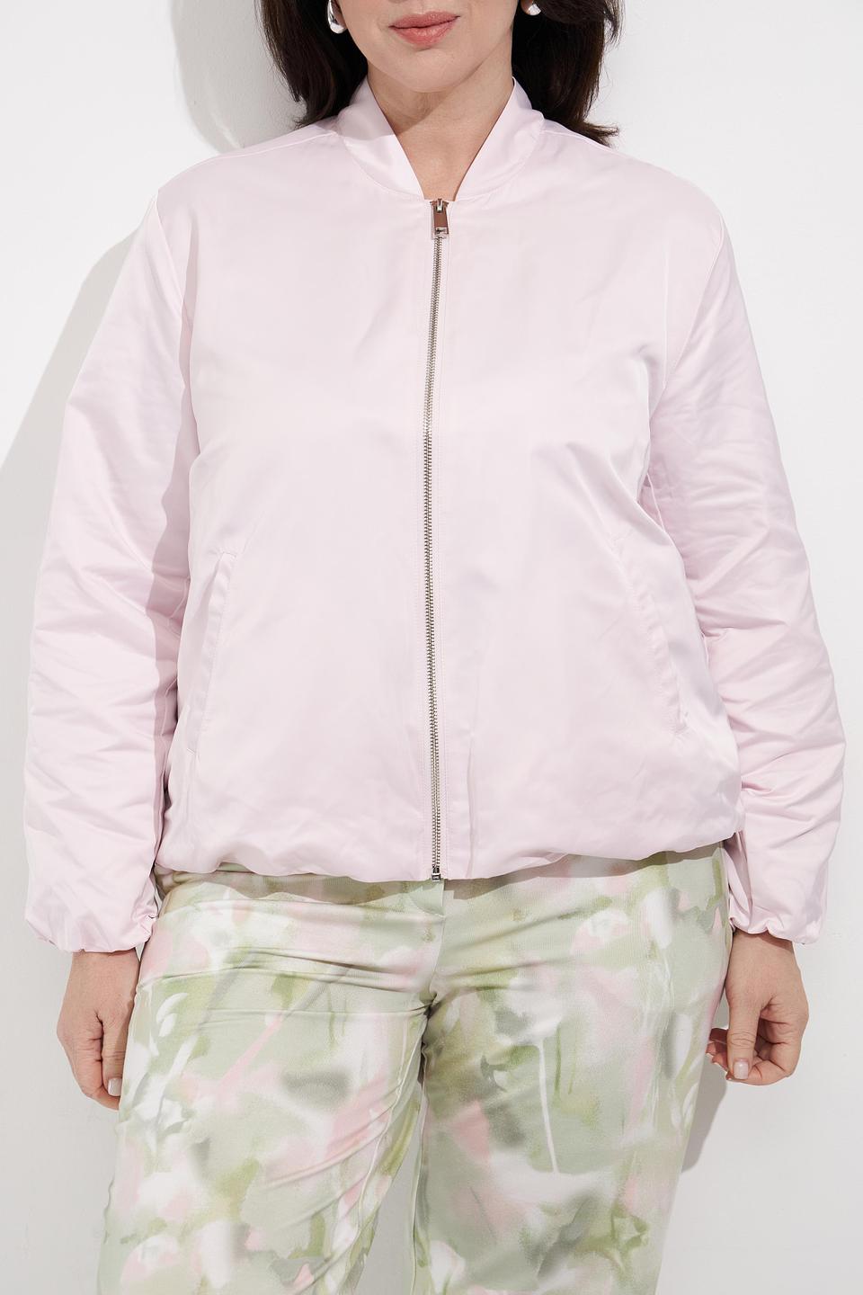 Жакет Frapp бомбер розовый