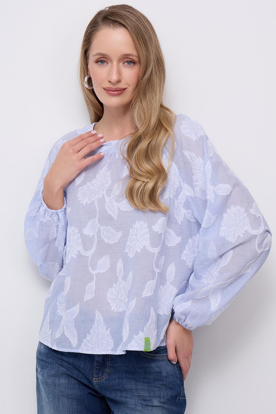 Блуза Lecomte с цветочным принтом