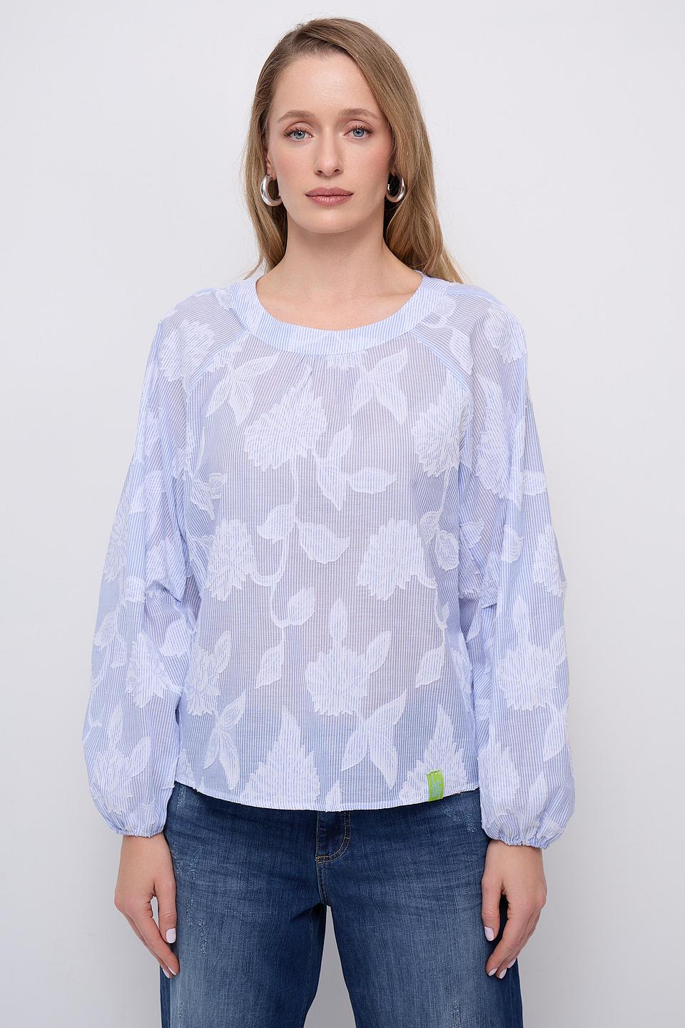 Блуза Lecomte с цветочным принтом