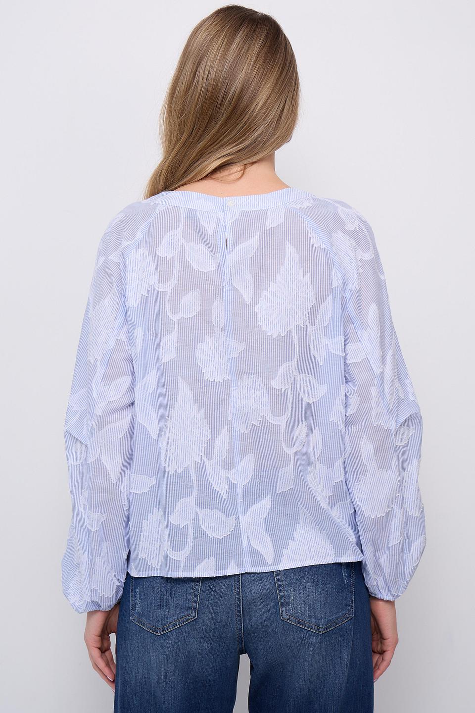 Блуза Lecomte с цветочным принтом