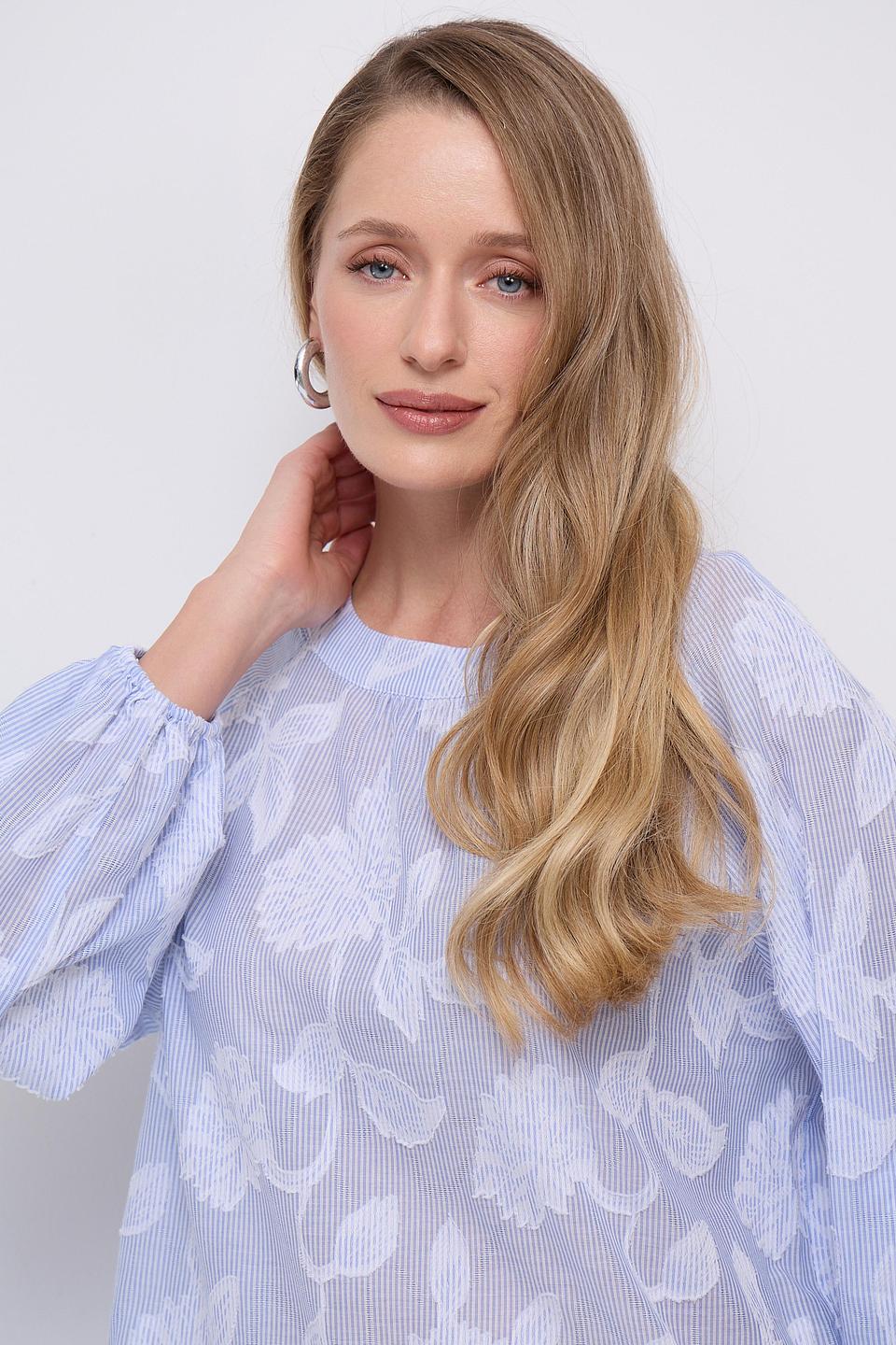 Блуза Lecomte с цветочным принтом