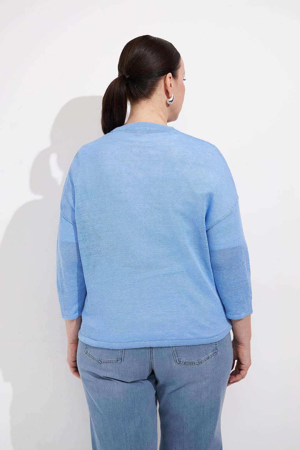 Жакет Rabe collection голубой льняной