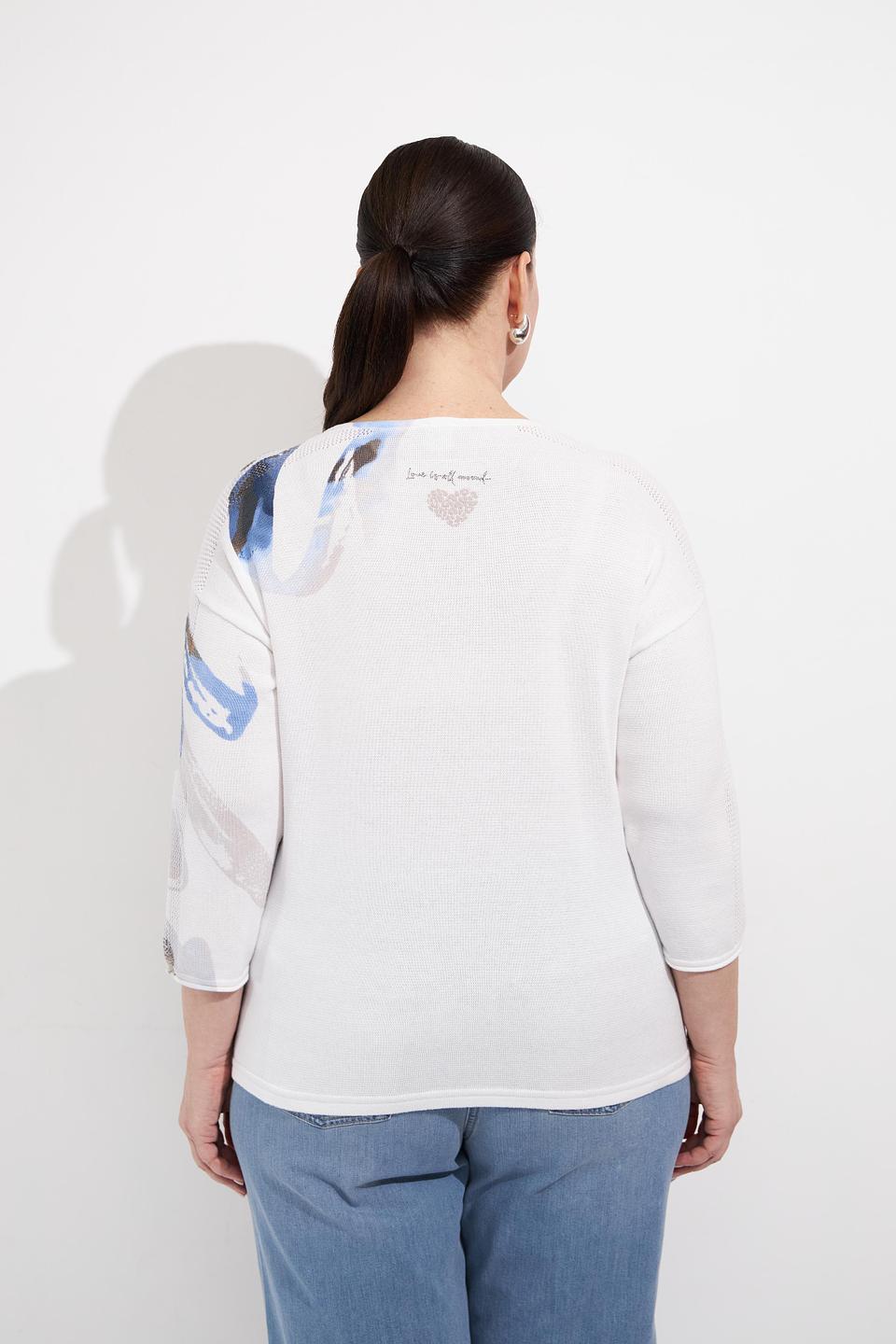 Пуловер Rabe collection с принтом