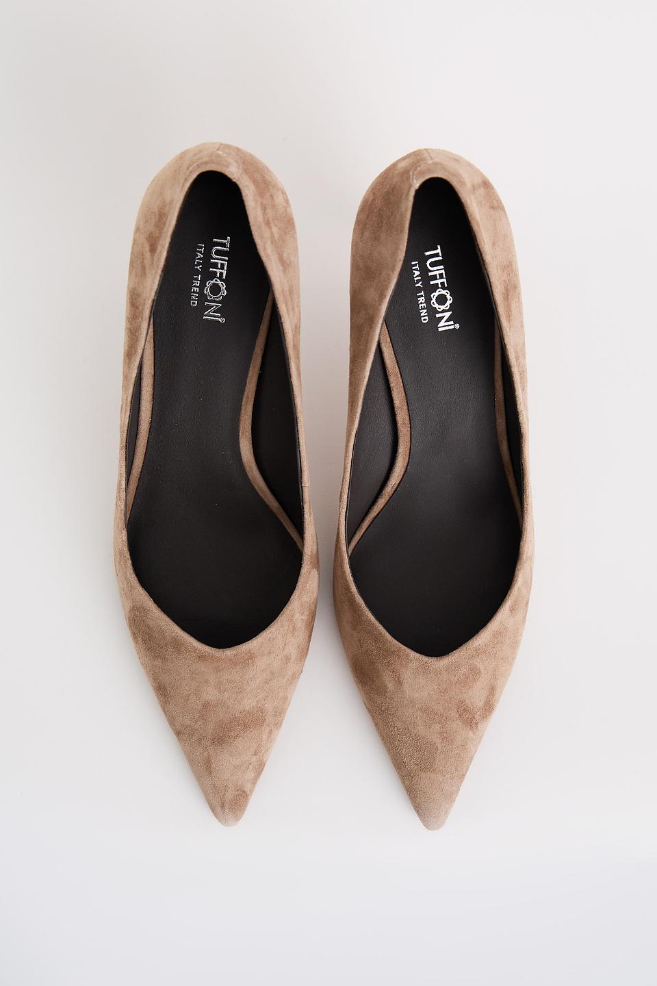 Туфли Tuffoni бежевые лодочки