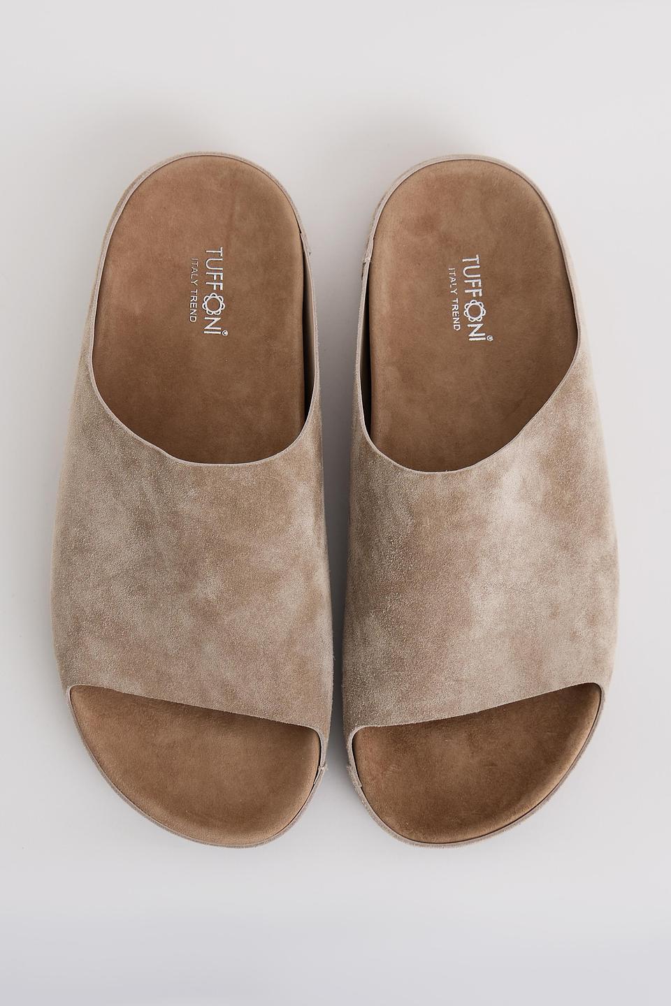 Шлепанцы Tuffoni бежевые