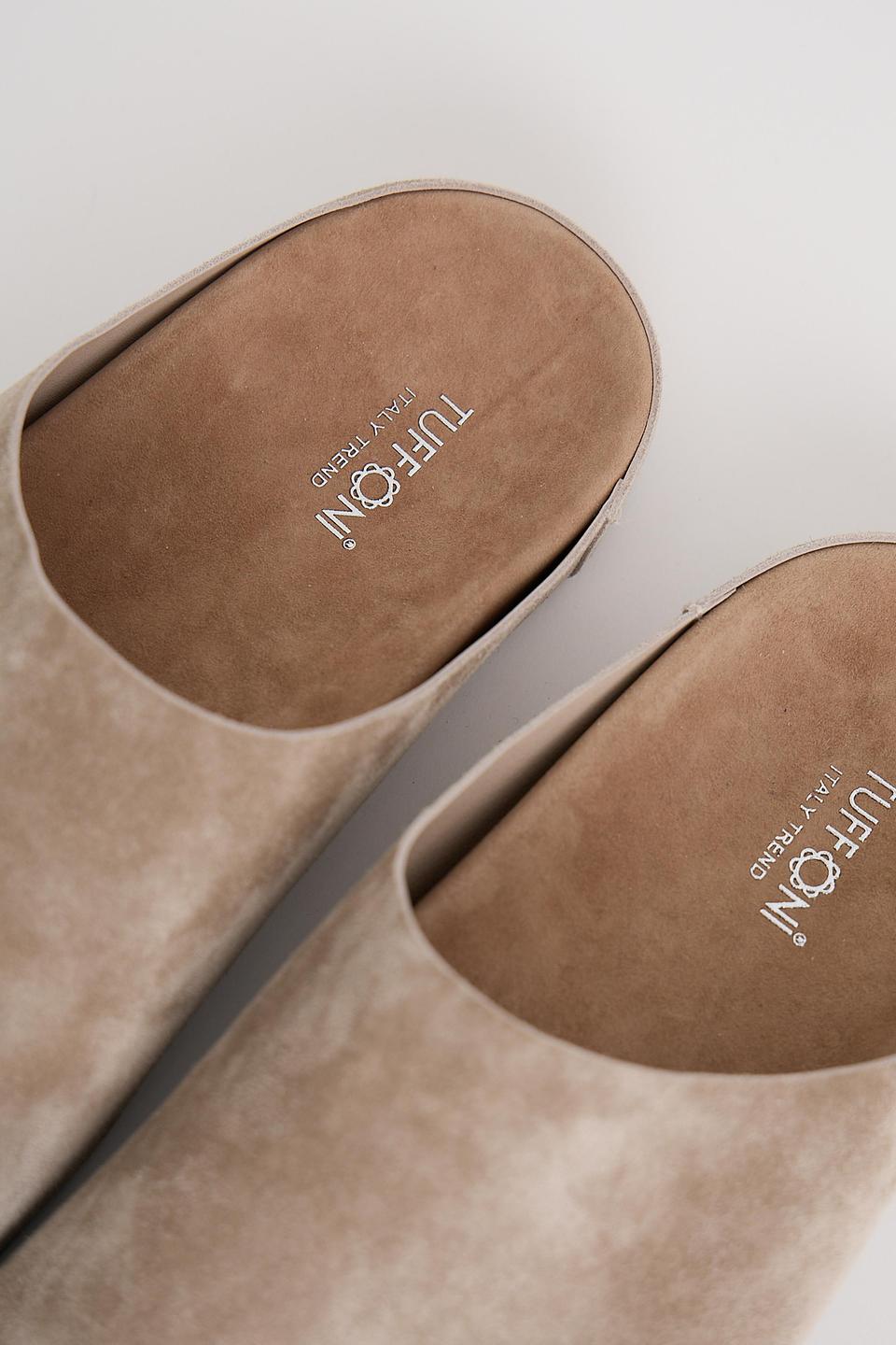 Шлепанцы Tuffoni бежевые