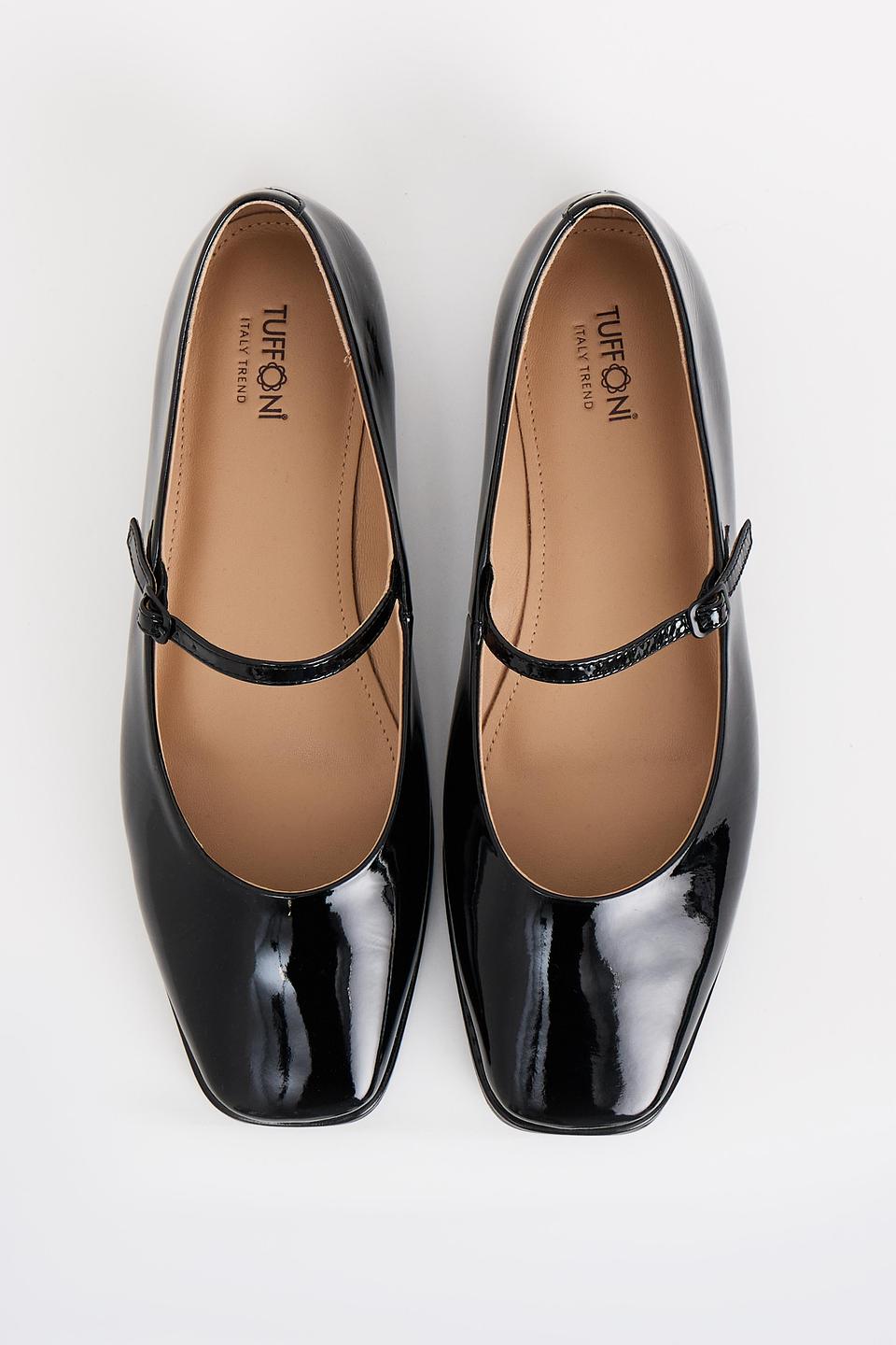 Туфли Tuffoni лаковые чёрные