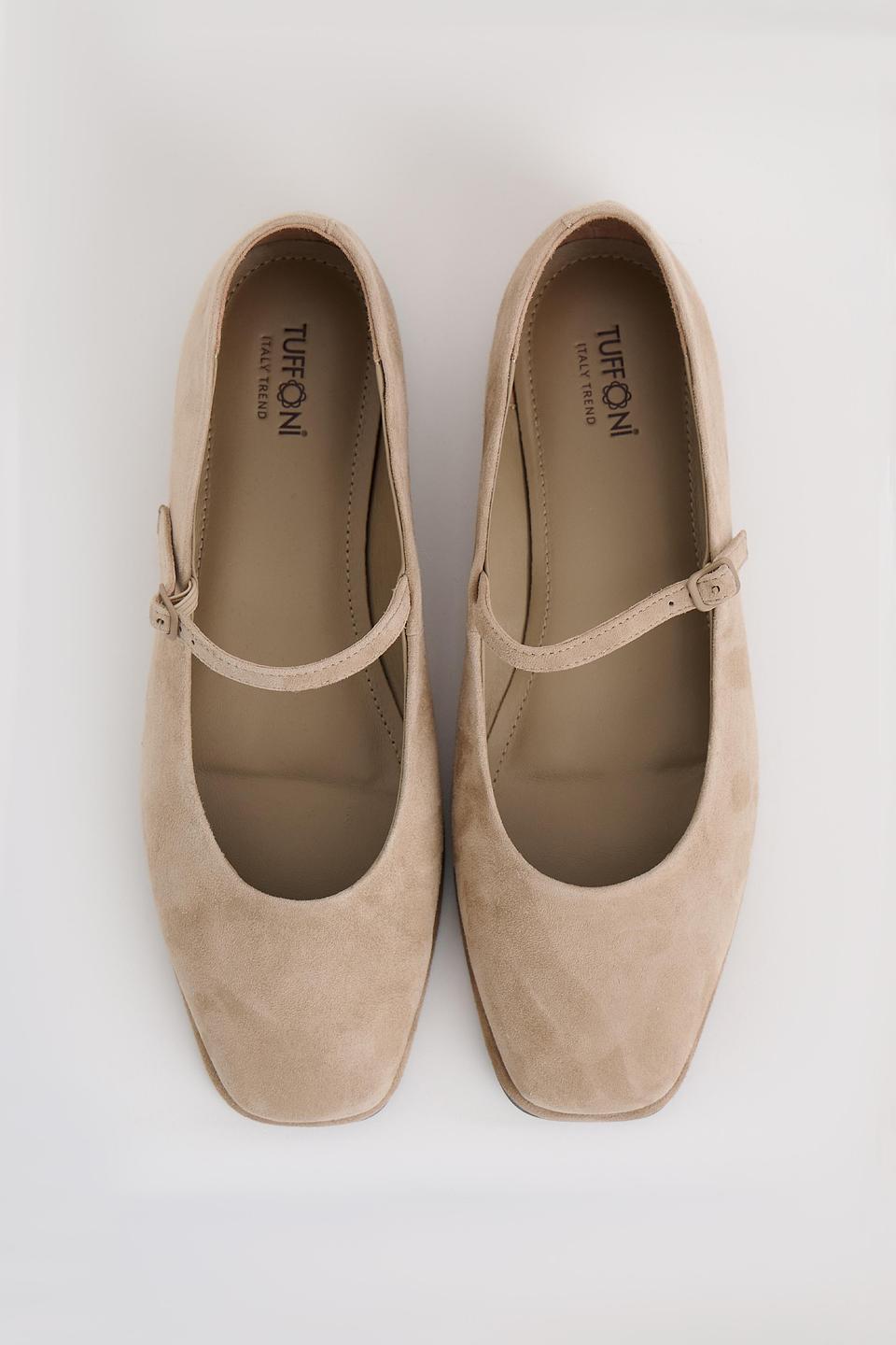 Балетки Tuffoni бежевые