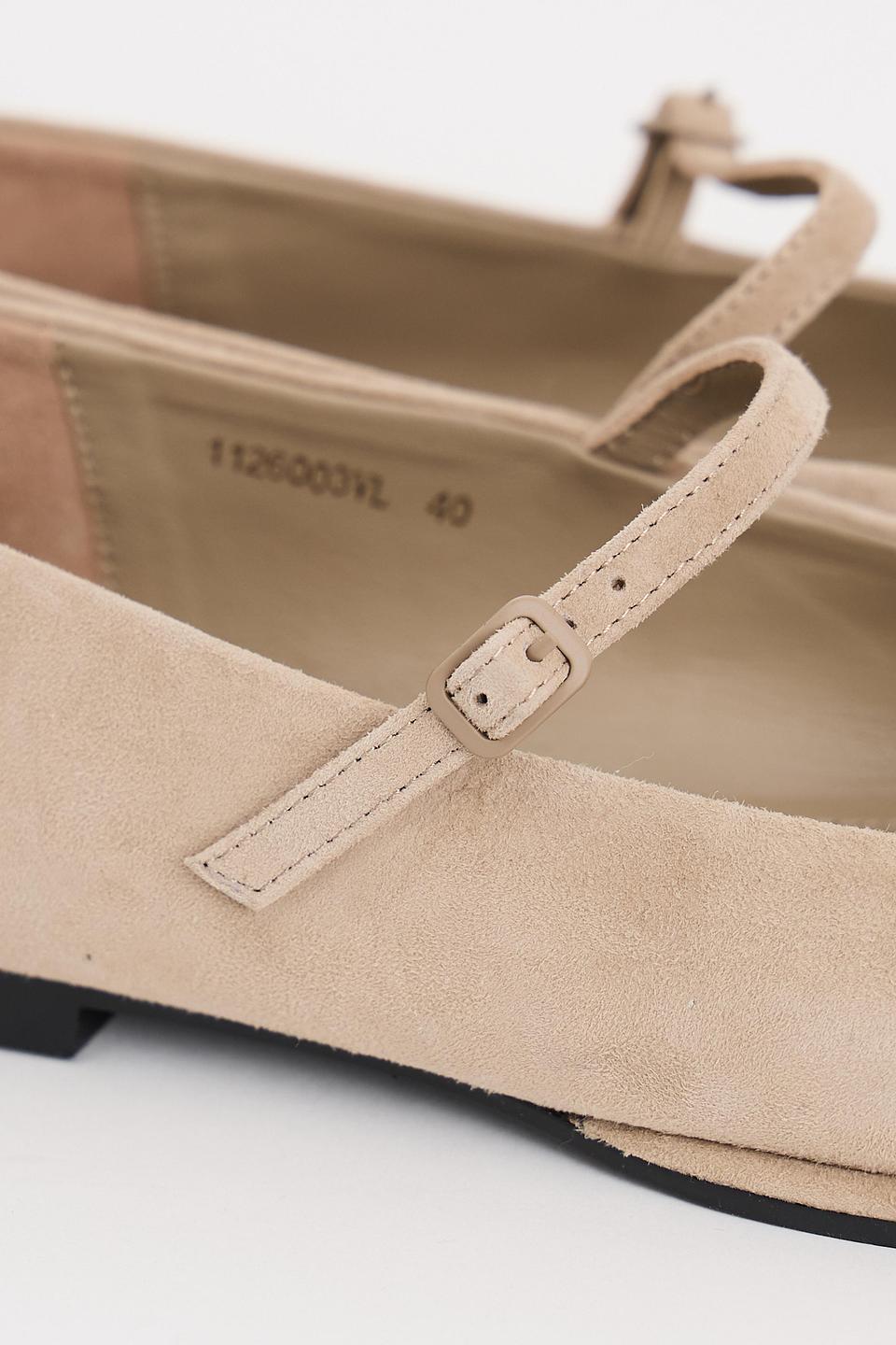 Балетки Tuffoni бежевые
