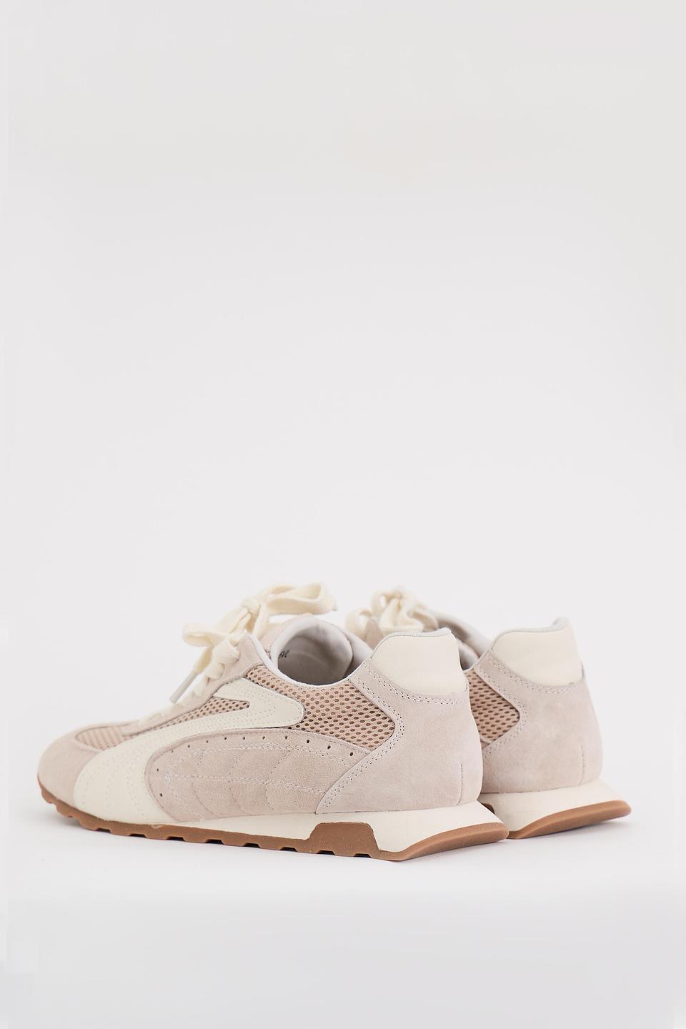 Кроссовки Tuffoni замшевые бежевые