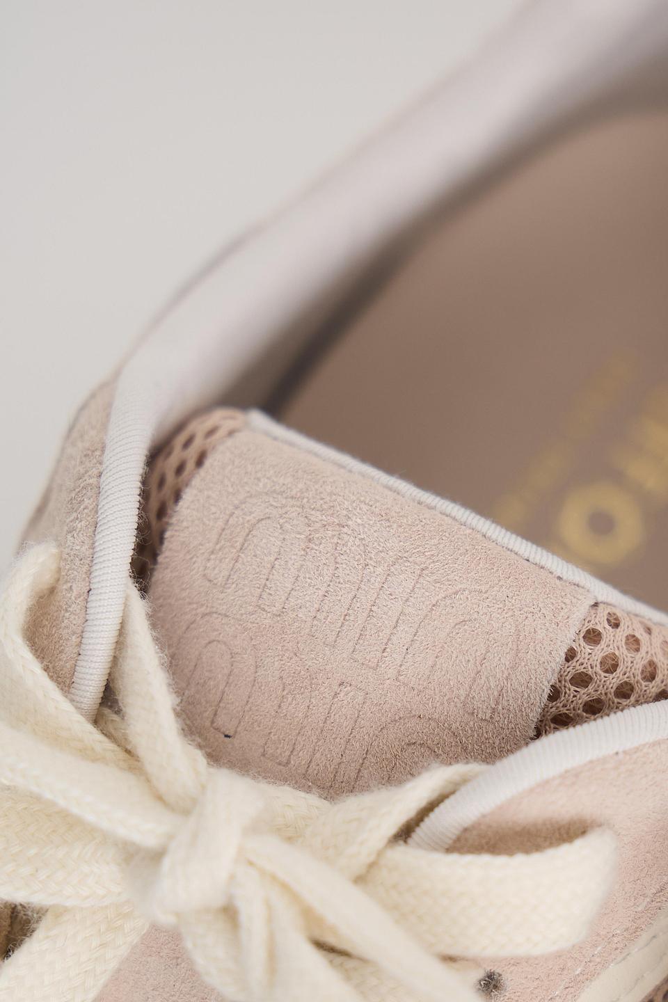 Кроссовки Tuffoni замшевые бежевые