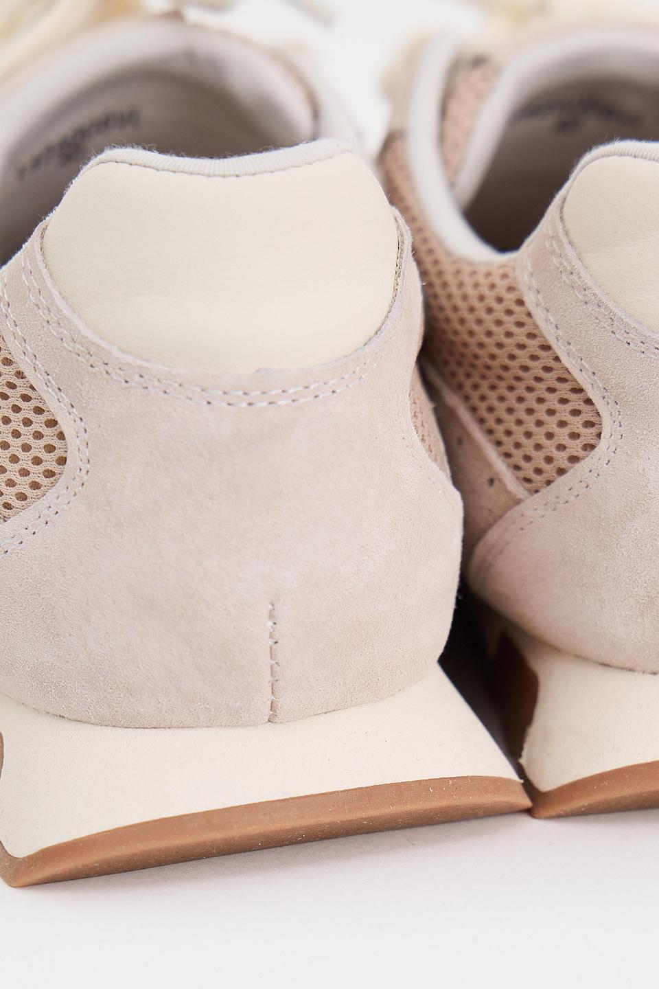 Кроссовки Tuffoni замшевые бежевые