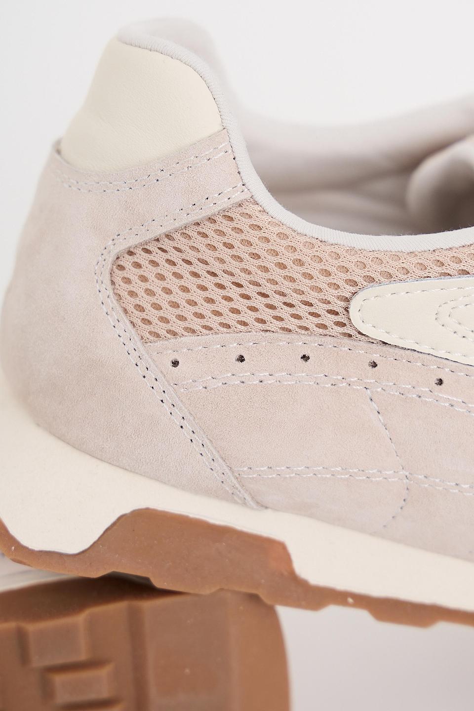 Кроссовки Tuffoni замшевые бежевые