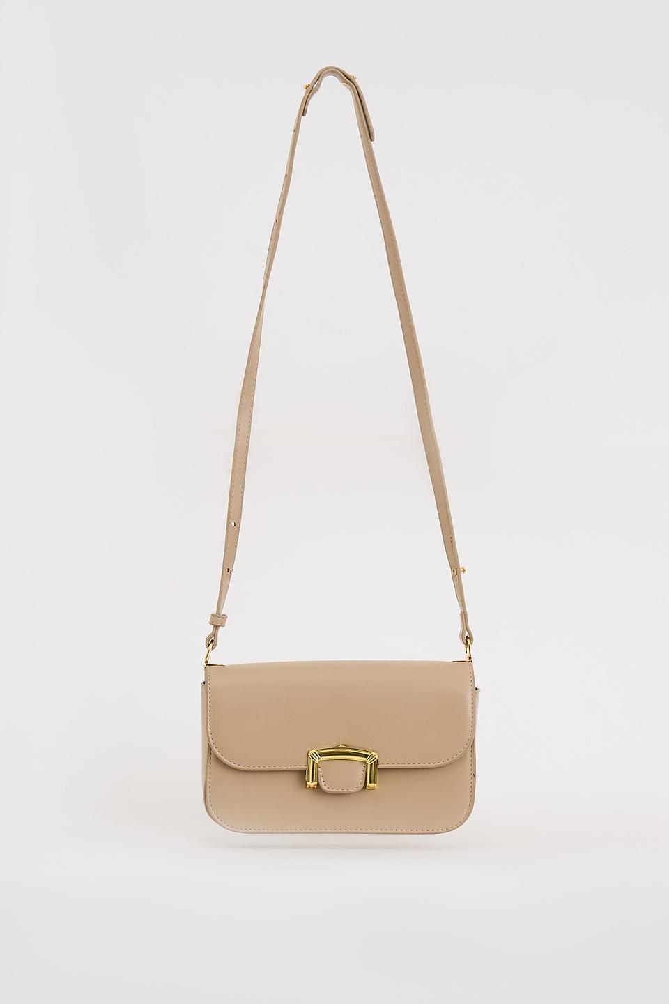 Baggini сумка через плечо бежевая