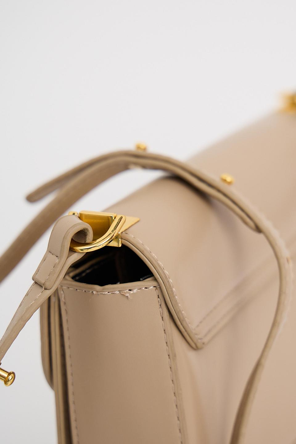 Baggini сумка через плечо бежевая