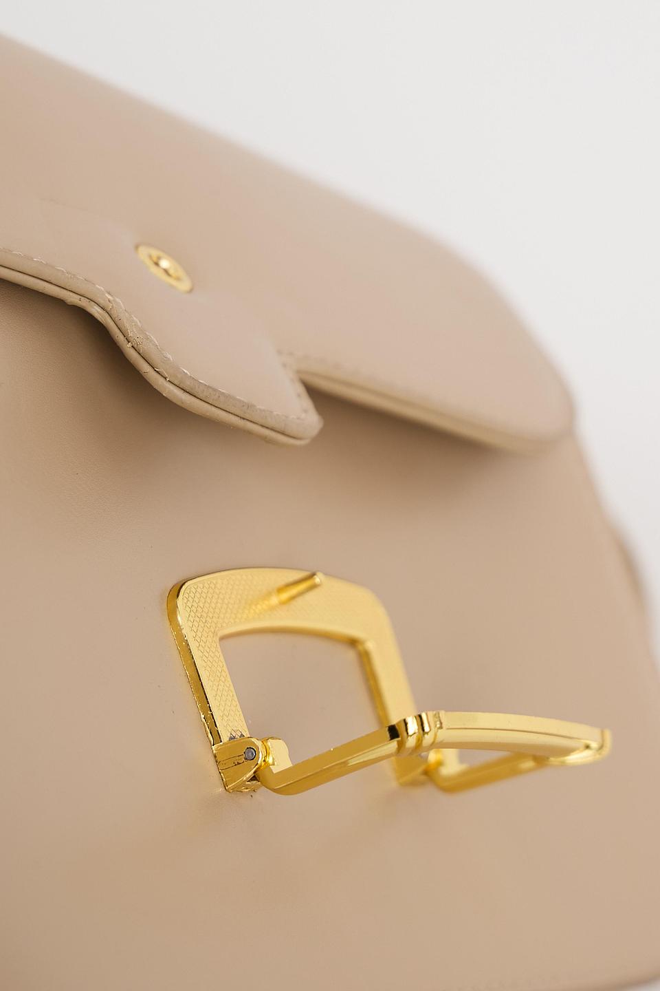 Baggini сумка через плечо бежевая