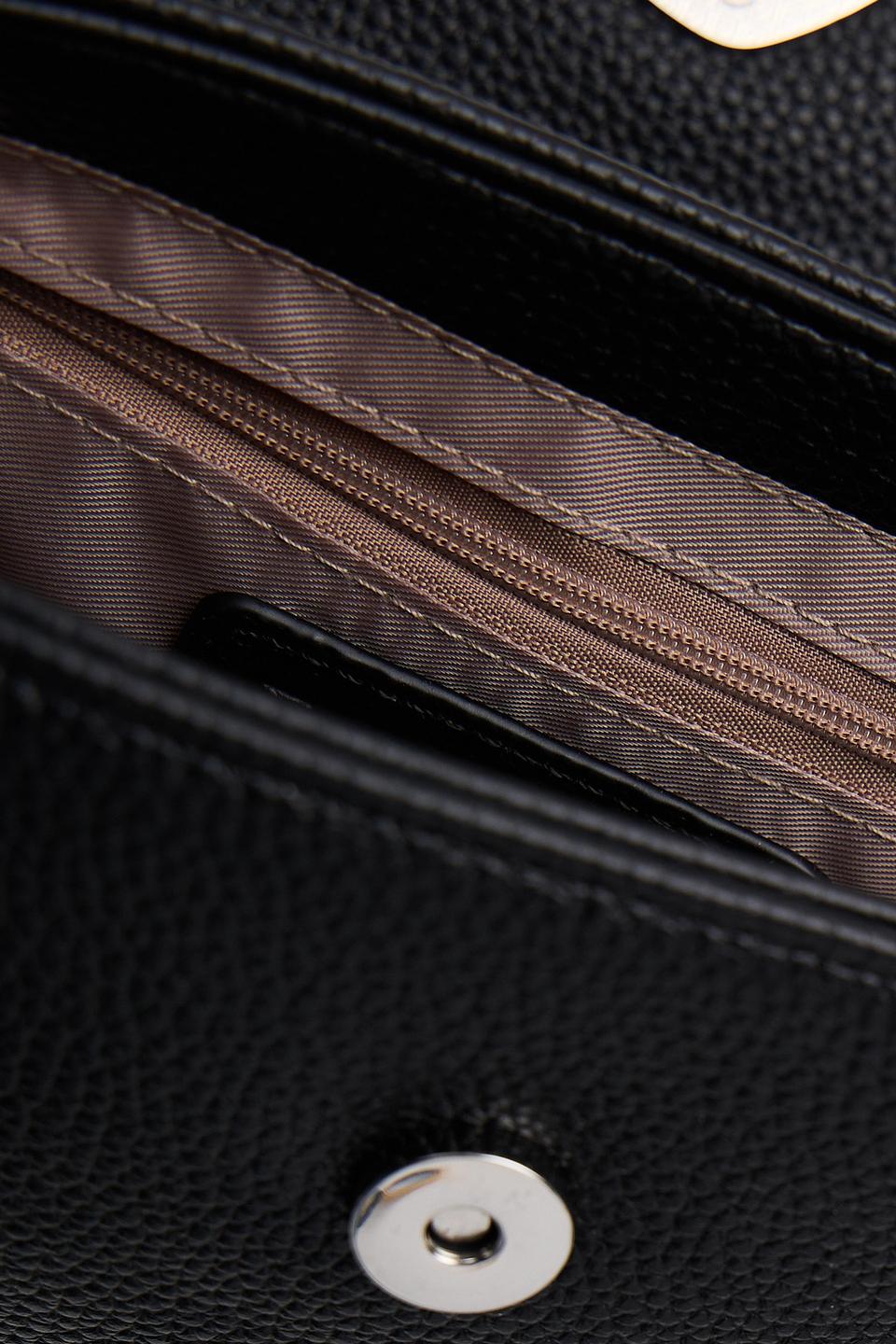 Сумка Fabretti с клапаном чёрная