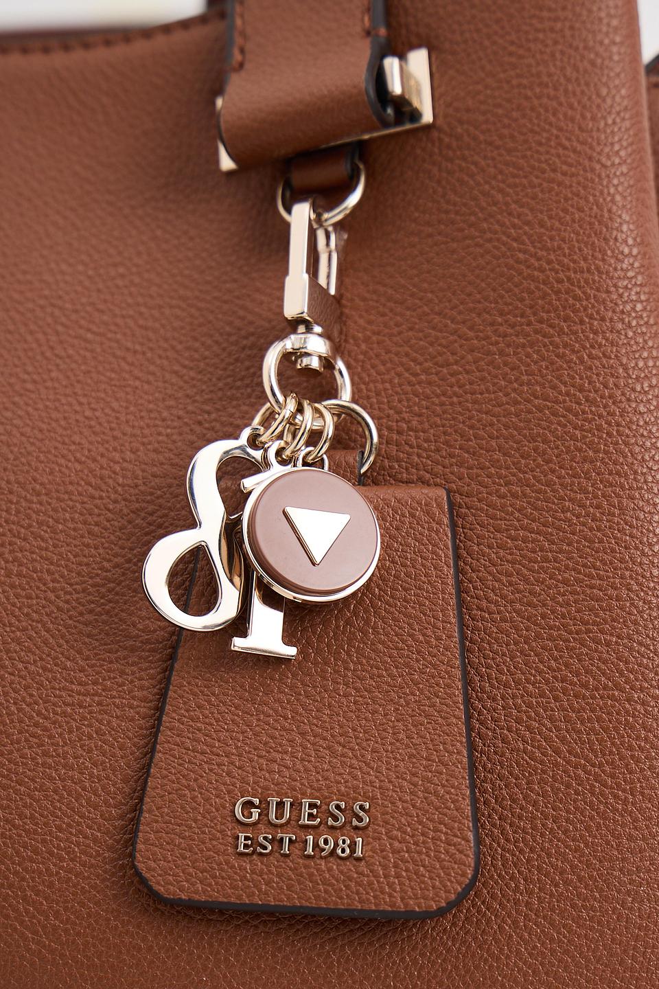 Сумка Guess коричневая с декором