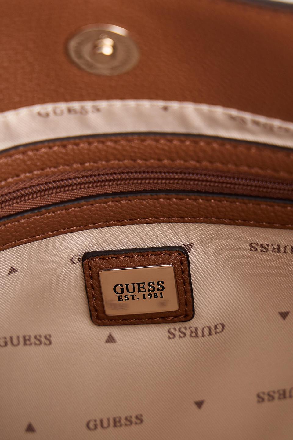 Сумка Guess коричневая с декором