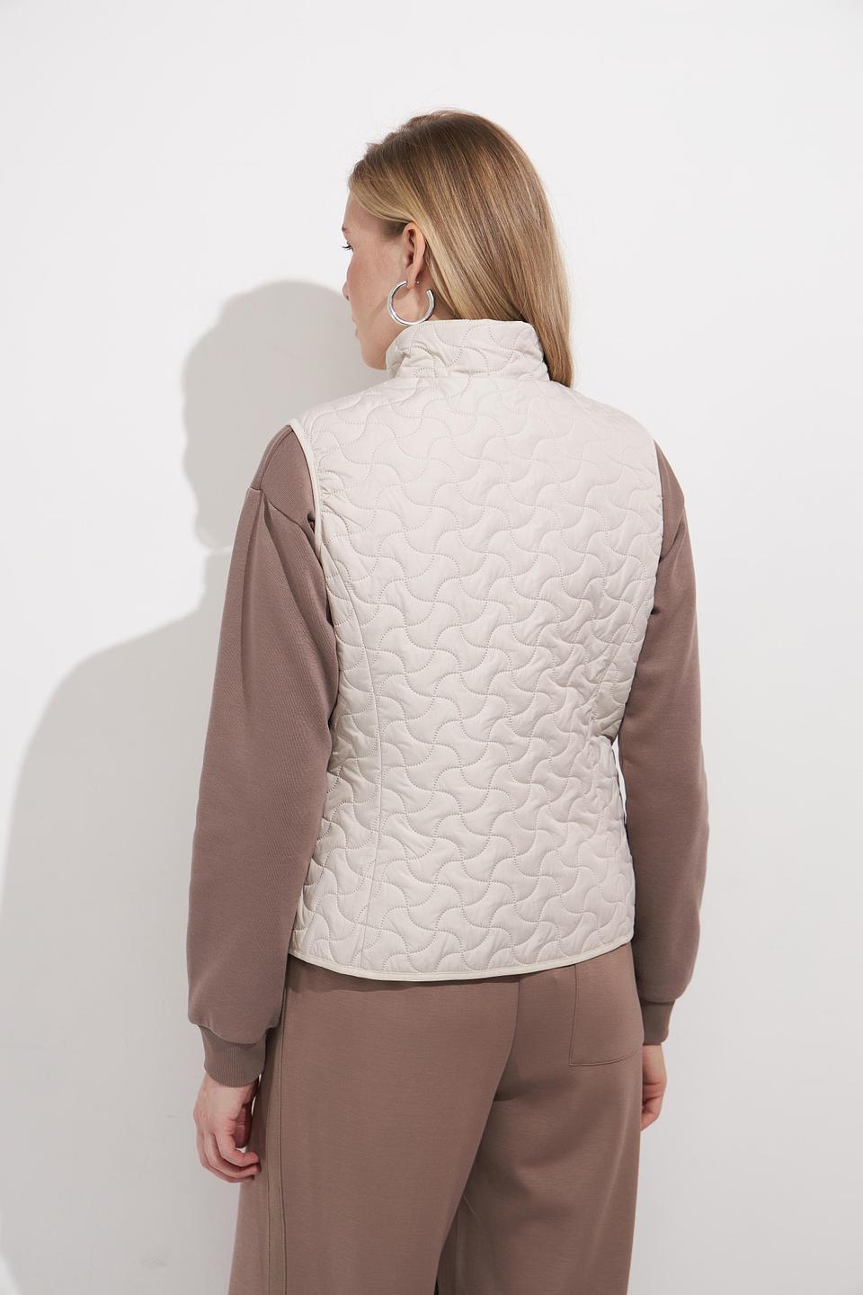 Lebek стеганая жилетка бежевая