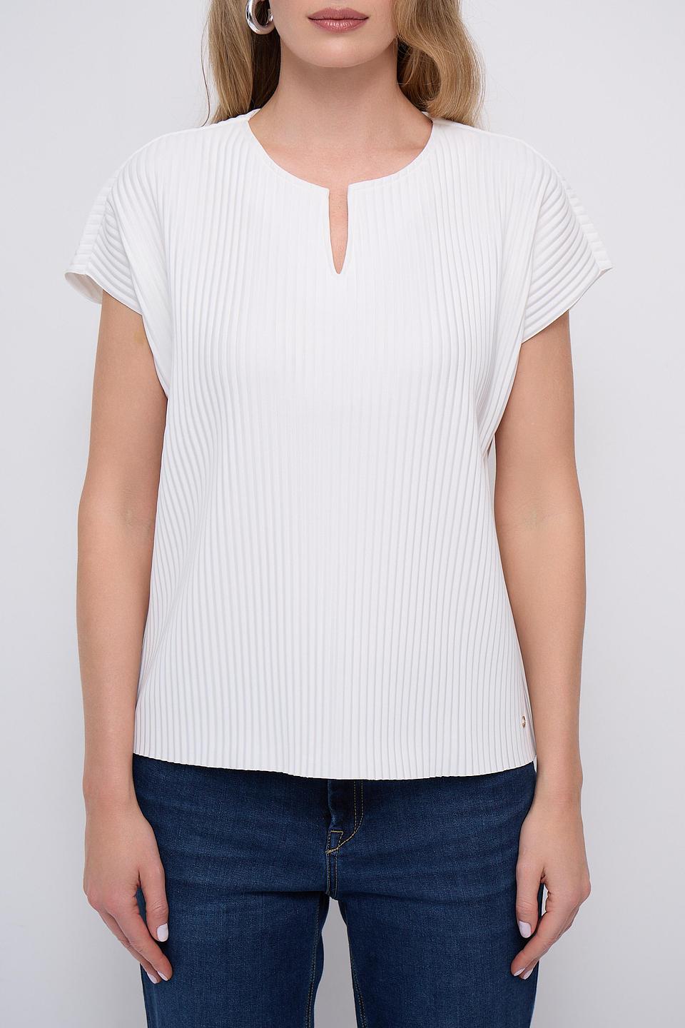 Блуза Betty and Co с вырезом белый