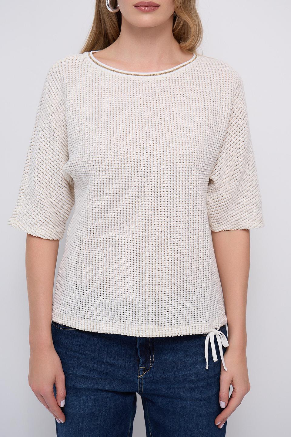 Пуловер Betty Barclay молочный с рукавами 3/4