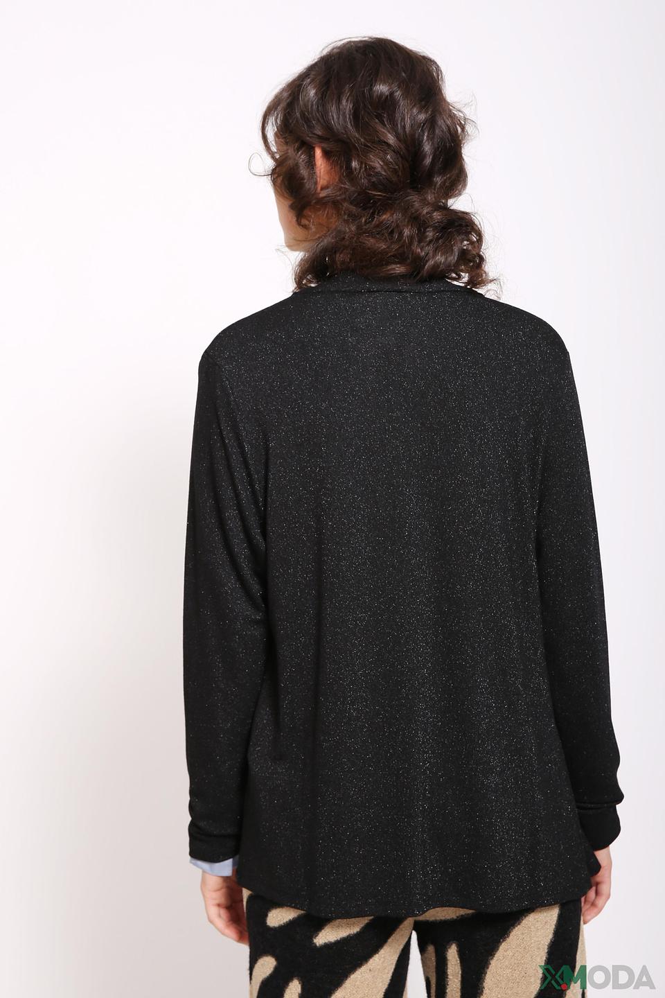 Жакет Lebek с блестками чёрный