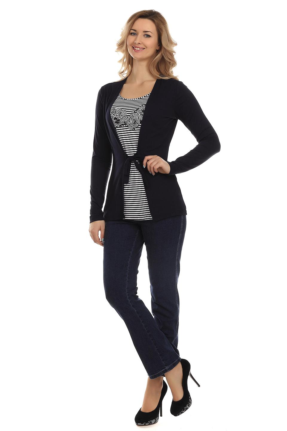 Блуза Pezzo с завязками чёрный