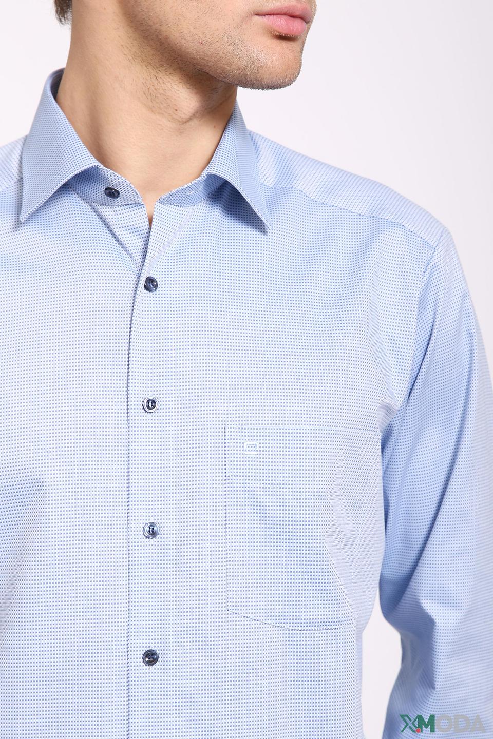 Рубашка Olymp men голубая приталенная
